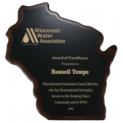 Wisconsin Shaped Plaque PL1307