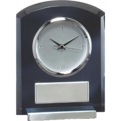 Smoked Glass Clock Executive Awards